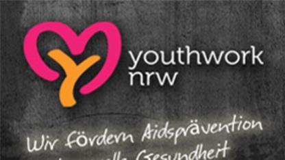Youthwork NRW Logo auf Tafel