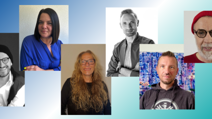 Fotos der sechs neu gew&auml;hlten PositHIVen Gesichter