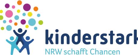 Strichmännchen unter bunten Bällen