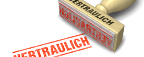 Stempel "vertraulich"