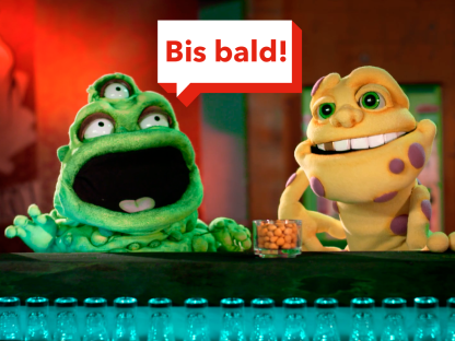 zwei Erreger rufen Bis bald