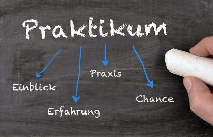 Praktikum Schultafel Bild Praktikum
